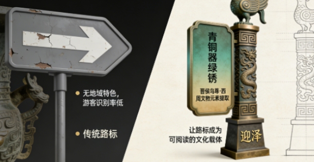 原来这就是国际范儿!太原迎泽区这项改造火了,网友:路标还能当文物看!(图1) 原来这就是国际范儿!太原迎泽区这项改造火了,网友:路标还能当文物看!(图1)